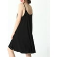thumbnail image 3 of ShengRui Women's Nightgown Cami Cotton Sleepwear Plus Size Sleeveless Loungewear, 3 of 9
