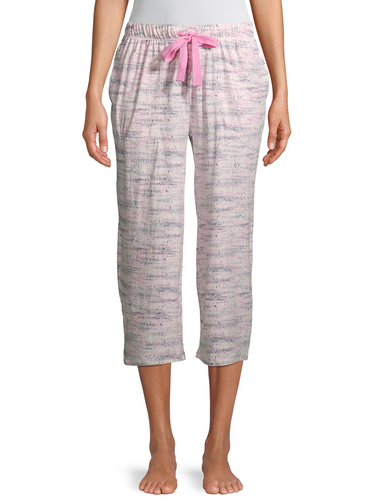 Derek Heart Women's Lush Luxe Pocket Capri Pajama Pants - Walmart.com