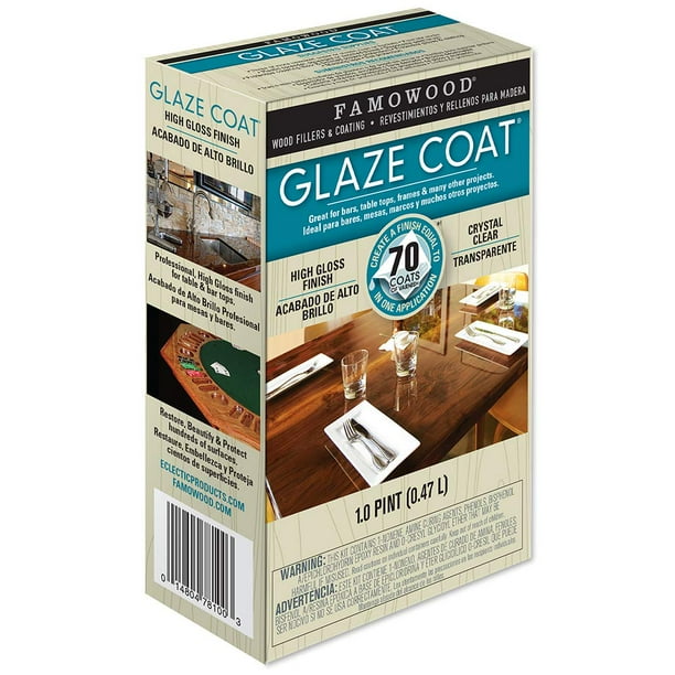 Kit de adhesivos epoxídicos Famowood Glaze Coat, 473 ml, transparente