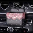 thumbnail image 3 of Caja de almacenamiento de diamantes de alta gama para mujer, colgante para espejo retrovisor, funda para volante, decoraciones para el interior del coche, 3 of 5