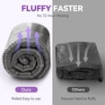 thumbnail image 2 of BDEUS Dual Layer 5 in Memory Foam Mattress Topper, 2 in Egg Crate Memory Foam and 3 in Pillow Top Mattress Pad Cover for Back Pain,Queen Size, 2 of 11