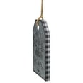 thumbnail image 3 of 12.25" Silver and Black Metal Distressed "Jingle All The Way" Christmas Wall Decor, 3 of 6