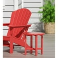 thumbnail image 2 of Costaelm Paradise Round 18" Adirondack Side Table, Red, 2 of 6