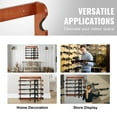 thumbnail image 6 of VEVOR Gun Rack, Wood Gun Rack Wall Mount, Gun Display Rack holds 5 Rifles, Shotguns, 132 lb Heavy Duty Wall Storage Display Rifle Rack with Soft Padding, 6 of 9
