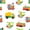 Truck 04, variant on Erosebridal Cartoon Vehicle Zipper Twin Comforter Sets with Fitted Sheet and 2 Pillowcases for Boys Men, Yellow Green Transport Print Zipper Bedding Set, Stars Reversible, 4 Pieces