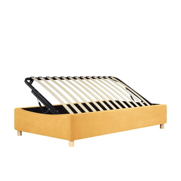 Base de cama Nakane individual - Mostaza GAIA Contemporáneo