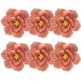 thumbnail image 1 of 6pcs Paper Flowers 3D Atmosphere Crepe Paper Flowers Handcrafted Home Decor, 1 of 12