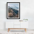 thumbnail image 2 of Wintery Watzmann - Schönau am Königssee Bayern Deutschland Photography Mountain Winter Snow Nature Scenic Landscape Forest Black Framed Wall Art Print 12 x 16 inches, 2 of 3