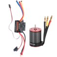 thumbnail image 3 of Motor y ESC de 60 A para montaje DIY, 50 mm x 36 mm, con BEC integrado de 5,5 V/3 A para control de coches y camiones RC 1/10. 4500KV, 3 of 9