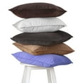 thumbnail image 5 of A1HC 18x18 Inch Square Decorative Velvet Throw Pillow Covers, Set of 2, Irish Coffee – Soft, Luxurious Cushion Covers for Sofa, Bed & Home Decor, 5 of 6