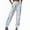 White, variant on Babysbule Pants for Women Solid Women's Fashion Polyester Club Shiny Causal Slim Sports Pencil Pants