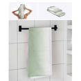 thumbnail image 6 of Sage Green Ombre Towel Set of 3, Soft Microfiber Bath Towels, Hand Towel, Washcloths, Sage Green White Gradient Modern Quick-Dry Absorbent Towels for Bathroom Kitchen Hotel Beach Gym Spa, 6 of 7