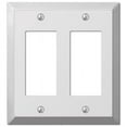 thumbnail image 2 of Westek 161RR Century Wall Plate, Polished Chrome, Steel, 2 Rocker - Quantity 3, 2 of 3