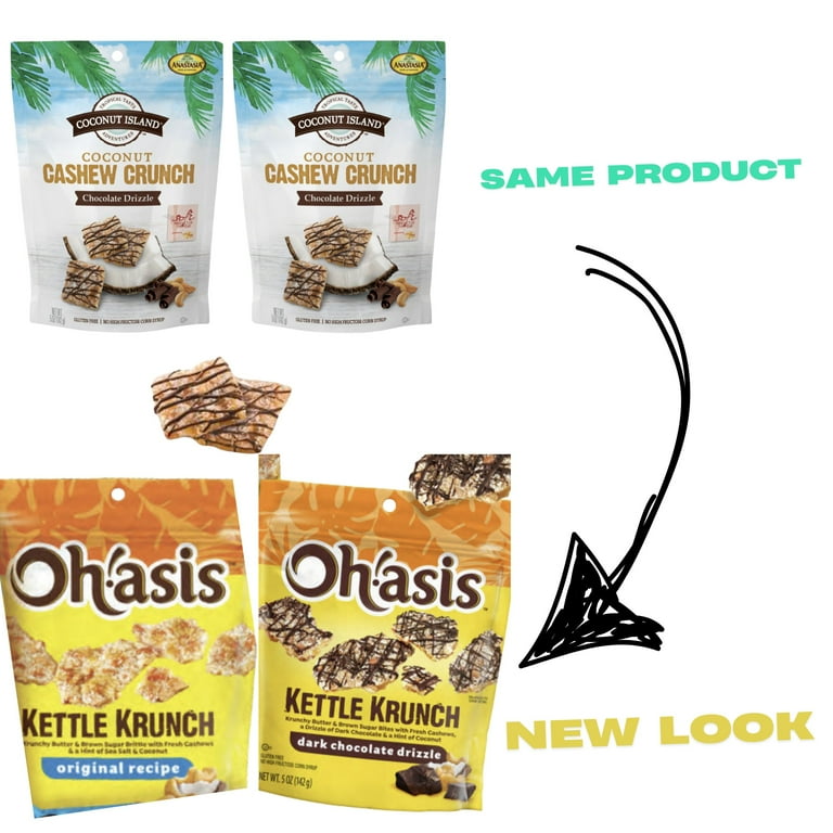 COCOナッツページです Anastasia Variety pack Coconut Cashew Crunch Original Recipe +