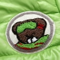 thumbnail image 3 of Richie House Little Boys Green Snowboarder Teddy Quilted Padding Jacket 2/3, 3 of 3
