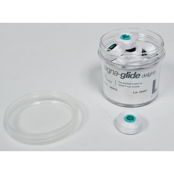 Fil-Tec Magna-Glide Delights Poly Style L Prewound Bobbins White