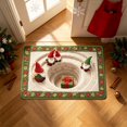 thumbnail image 4 of KKOUHVY Christmas Rug, Super Soft Cozy Christmas Door Mat, Non-slipped & Absorbent Xmas Front Door Rug for Indoor Entryway, 20x32 inch, 4 of 6