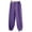 Purple, variant on HUJlwoi Sleep Pants for Women Thermal Cozy Fleece Lined Pajama Pants Warm Winter Cinch Bottom Loungewear with Pockets