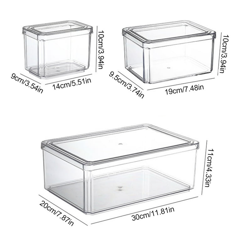 Thicken Fresh-keeping Tray Creative Food Storage Trays Organizer Box S –  FIGO-Collection