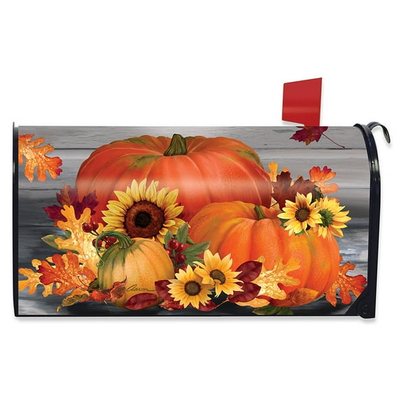 Briarwood Lane Autumn Pumpkin Trio Mailbox Cover