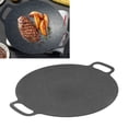 thumbnail image 4 of Poêle à Gril, Poêle Ronde Réutilisable et Pratique pour Barbecue avec Sac de Rangement, Revêtement Durable en Fer Silicate Pierre Minérale, Plaque de Gril Antiadhésive pour Barbecue, Convient au Camping Cuisine Cuisson, 4 of 8
