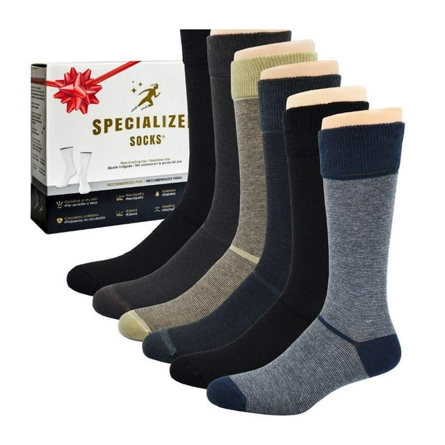 Calcetines hombre Specialized Socks Talla 5 - 9.5 Rayas obscuras multicolor 6 pares