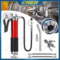 thumbnail image 2 of 7000PSI Oil Grease Gun Kit Manual Pistol Grip High-pressure Pumping Coupler 400CC Greasing Injection Heavy Duty Maintenance Tool, 2 of 5
