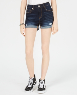 indigo rein high rise shorts