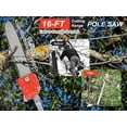 thumbnail image 4 of Floseru 2026 New Gas Weed Wacker - 52cc 2-Stroke 5 in 1 Multi-Functional Lawn Mower Hedge Trimmer Pruners Gas Powe Brush Cutter, Handheld Weed Eater for Garden and Yard Lawn, 4 of 11
