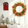 thumbnail image 5 of WEGFTDUOP Halloween Decor Christmas Wreath Christmas Decoration Door Hanging Wall Hanging Rattan Wreath Window Display Prop Mall Scene Setting Gift Indoor Ornaments, 5 of 6