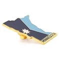 thumbnail image 2 of PinMart Minnesota Shape Flag Lapel Pin – Gold Plated Enamel US State Shirt Pins - 50 Pack, 2 of 3