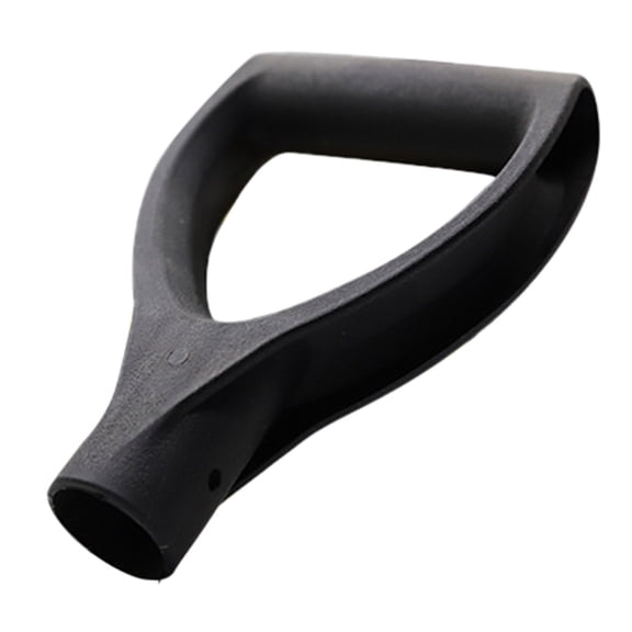 Plastic D Grip Shovel Handle Replacement 1-1/4 Inch Inner Diameter 32mm, 7.09 x 4.33 Inch Black Spade Snow Shovel Handle for Digging Raking Tools Garden Accessories 1 PCS