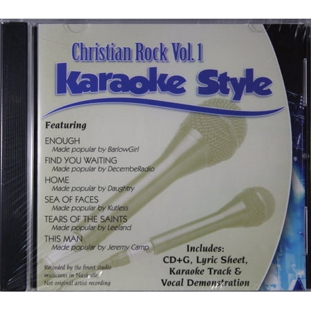 Christian Rock Volume 1 Daywind Christian Karaoke Style NEW CD+G 6 Songs