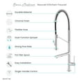 thumbnail image 6 of Novuet Single Handle, Pull-Down Kitchen Faucet with Pot Filler in Chrome, 6 of 11