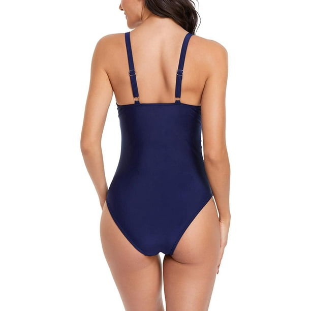 Navy tummy shop control swimsuit