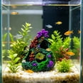 thumbnail image 4 of Coral Aquarium Decoration,Resin Artificial Coral Reef Ornament,Rock Mountain Cave Ornaments Small Animal Hideout House for Beta Sleep Rest Hide Play Breed,3.82x3.54x3.54 Inch, 4 of 7