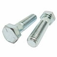 thumbnail image 1 of 1/4-28 x 6 Hex Cap Screws, Grade 5 Zinc Plated Steel (Quantity: 350) Made in USA Fine Thread (UNF) Partially Threaded, 1 of 1