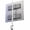 White, variant on Black Dual LCD Monitor Desk Mount Stand, Stacked Vertical 2 Screens up to 34"