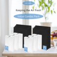 thumbnail image 2 of HPA300 Replacement Filters Compatible with Honeywell HA300, HPA300, HPA300VP, HPA304, HPA3300, HPA5300 & HPA8350 air purifier, Including 6 HEPA Filte, 2 of 6