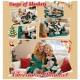 thumbnail image 7 of Hometravel Big Holiday Blanket, Extra Large Flannel Cover, Seasonal Pattern for Sofa and Bedroom Arrangements, 7 of 7