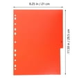 thumbnail image 2 of juego de separadores para cuadernos domésticos, separadores de oficina, prácticos separadores de carpetas, accesorio para libros (números 1-10), 2 of 8