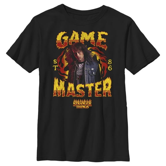 Netflix Boy's Stranger Things Game Master Eddie Munson Graphic T-Shirt