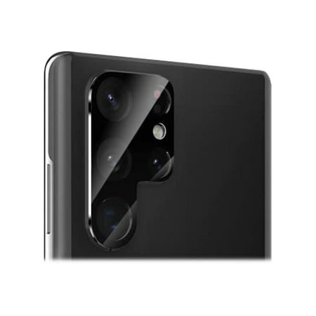 SaharaCase - ZeroDamage Camera Lens Protector for Samsung Galaxy S22 Ultra (2-Pack) - Black