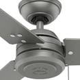 thumbnail image 2 of Ventilador De Techo Hunter 59262 Cassius Matte Silver 52" Hunter 59262, 2 of 7