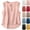 #02 Pink, variant on Cotton Linen Tank Top for Women V Neck Sleeveless Eyelet Shoulder Button Front Tops Loose Fit Curved Hem Summer Casual Daily Wear Vest, #02 Red, XXL