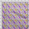 thumbnail image 4 of oneOoneViscoseChiffonPurpleFabricAnimalSkinFabricForSewingPrintedCraftFabricByTheYard42InchWide, 4 of 4