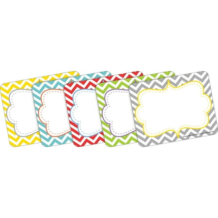 UPC: 0704068037625 | Barker Creek Chevron Beautiful Name Tags Self-Adhesive Labels 3 1/2  x 2 3/4  90/Pack (BC3762)