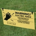 thumbnail image 3 of Zareba 3-Pack Electric Fence Warning Signs, 3 of 4