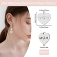 thumbnail image 2 of 1 Box 40Pcs Love Heart Charms 304 Stainless Steel Mini Mom Charms for Jewelry Making Bracelets Necklace Keychains Findings Mother's Day Birthday Gifts DIY Crafts Accessories 13x14mm diy, 2 of 6