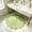 Green, variant on PiGOGI Flower Pattern Bathroom Floor Mat, Flower Shape, Soft Absorbent Antiskid Bath Rug, 60x60cm